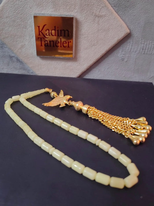 Gerçek Kehribar Kartal Püsküllü