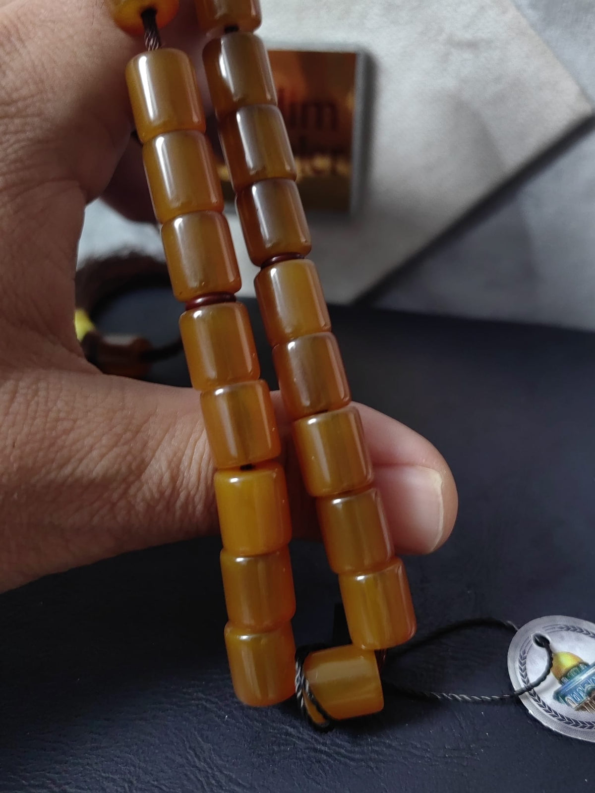 Evladiyelik Üst Kalite Sıkma Kehribar
