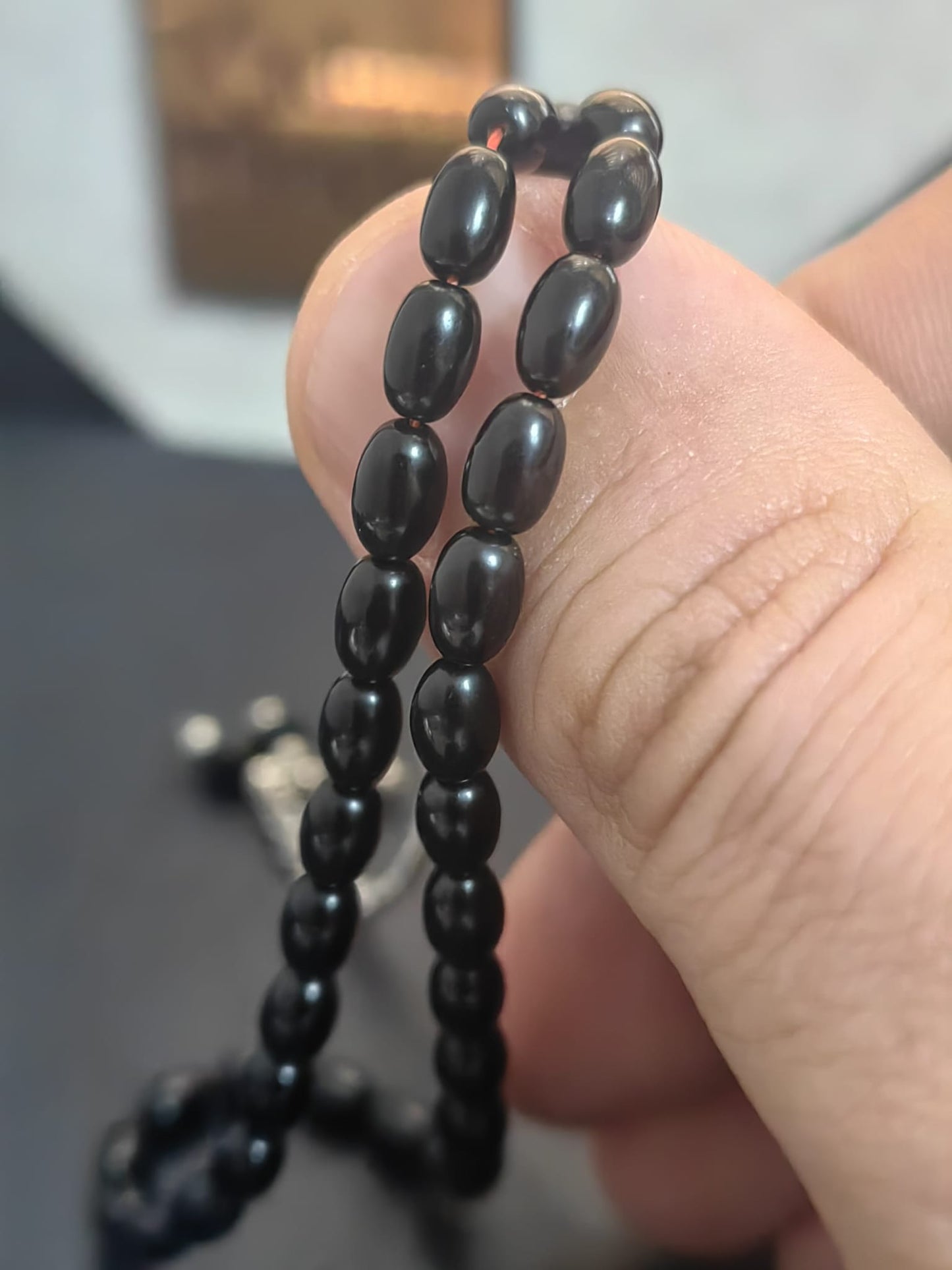 Parmak Boy Minyatür Sıkma Kehribar