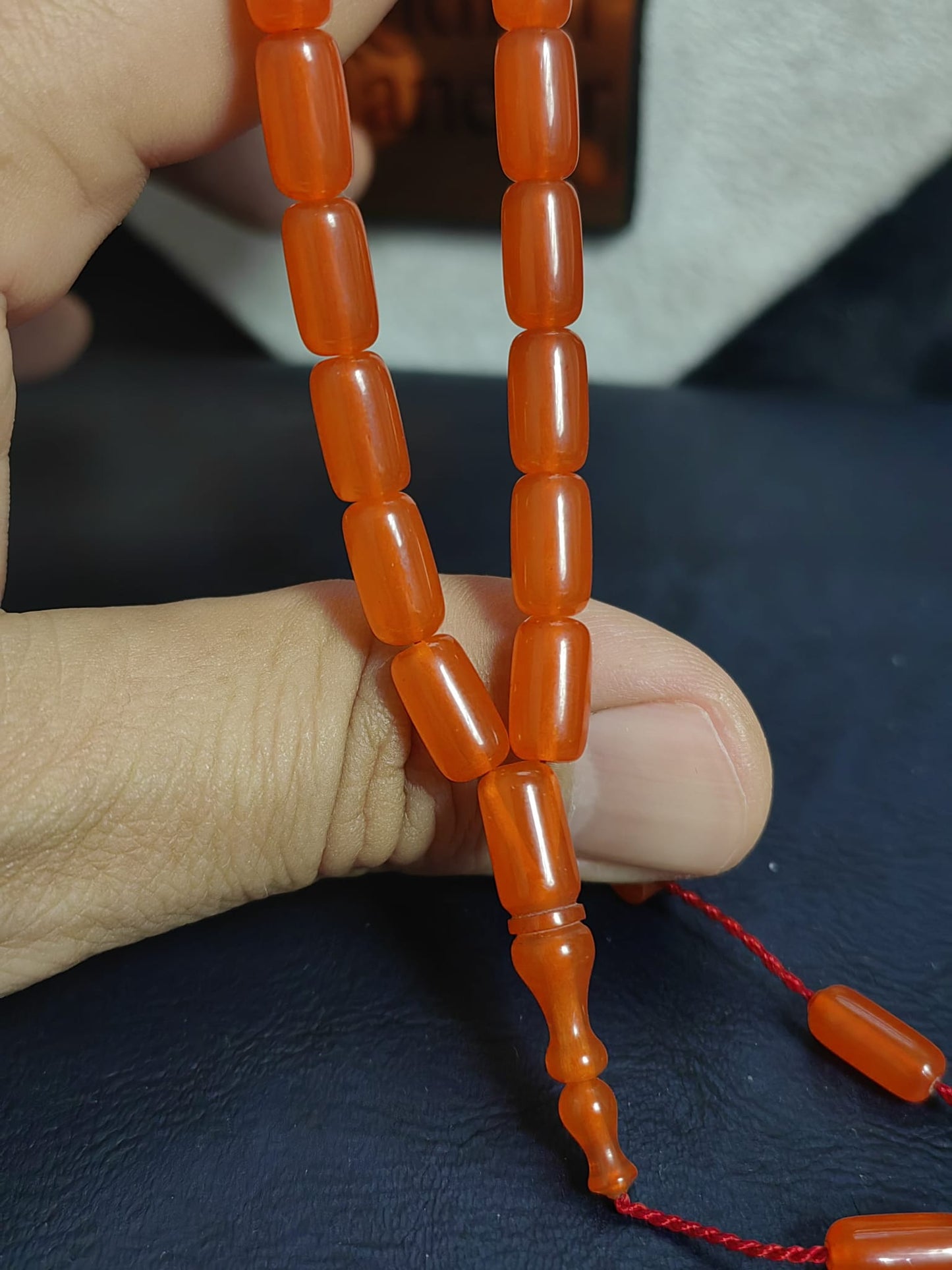 İmzalı 6x11 Sıkma Kehribar (Kuru Torna)