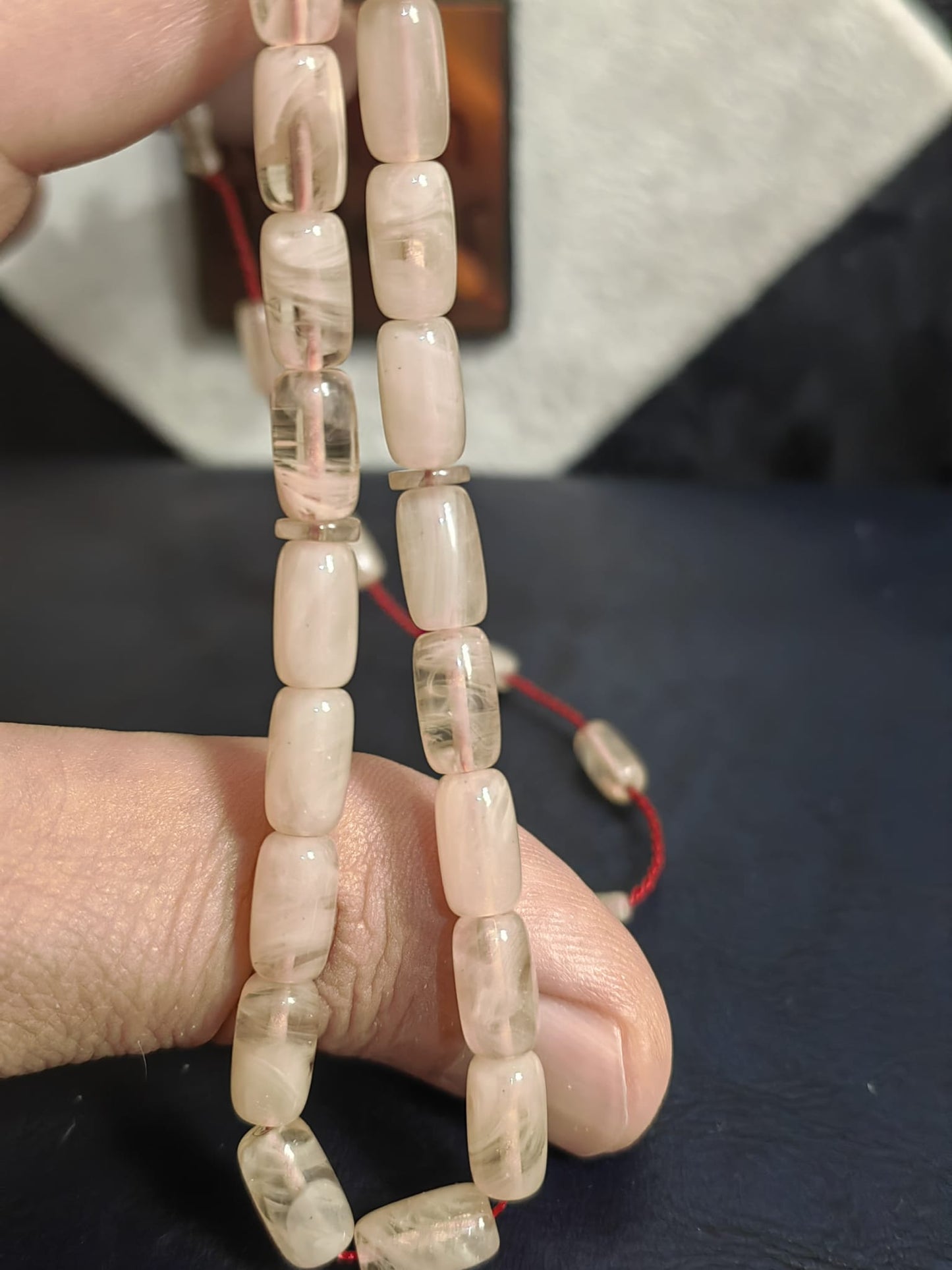 El İşçilikli, İmzalı 6x11 Hareli Ateş Kehribar (Kuru Torna)