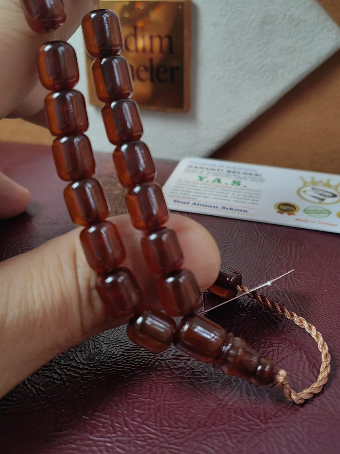 Mirasiyelik Yeni Alman Sıkma Kehribar (Sertifikalı)