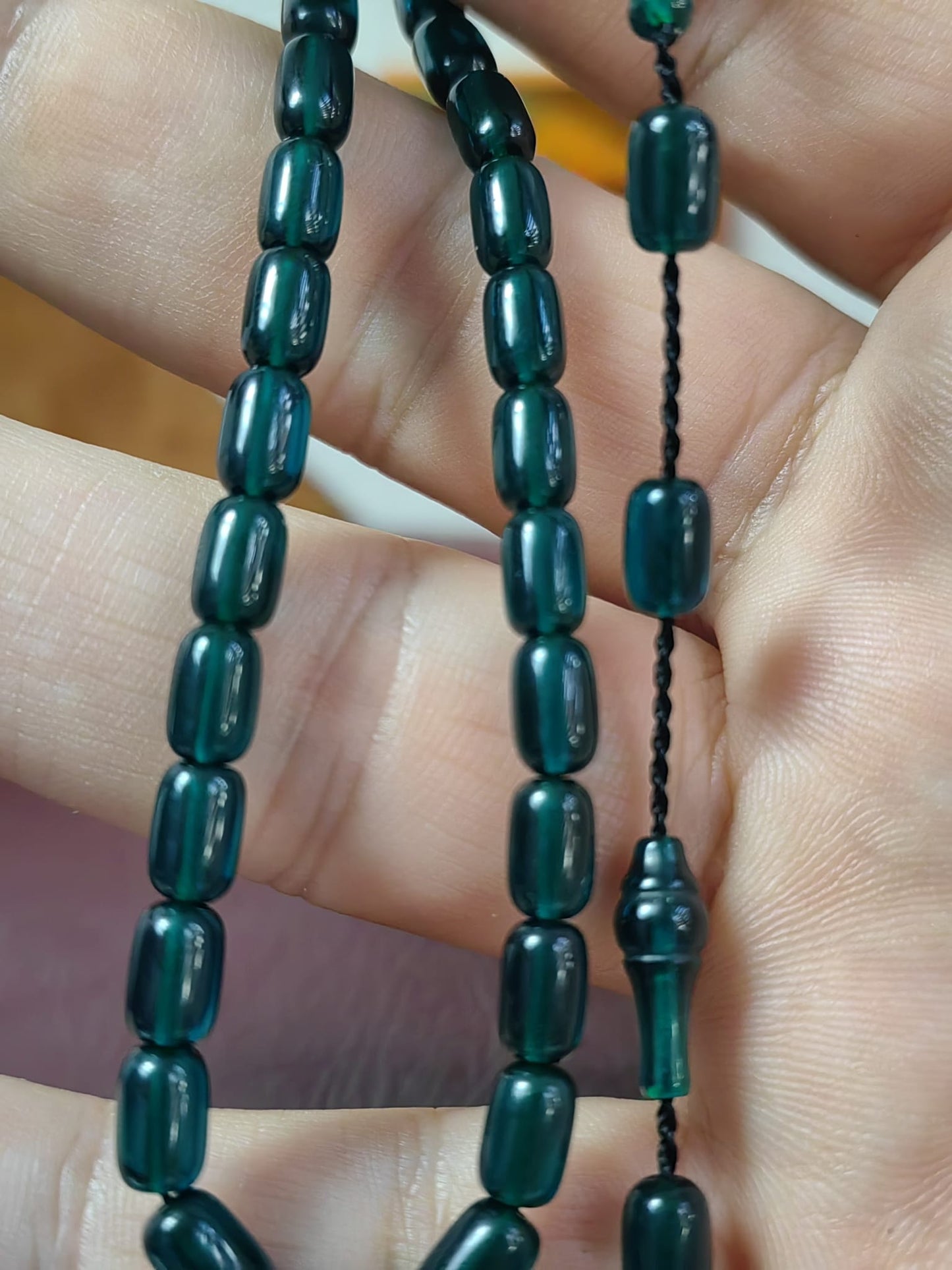 Bilek Boy Koyu Yeşil Ateş Kehribar