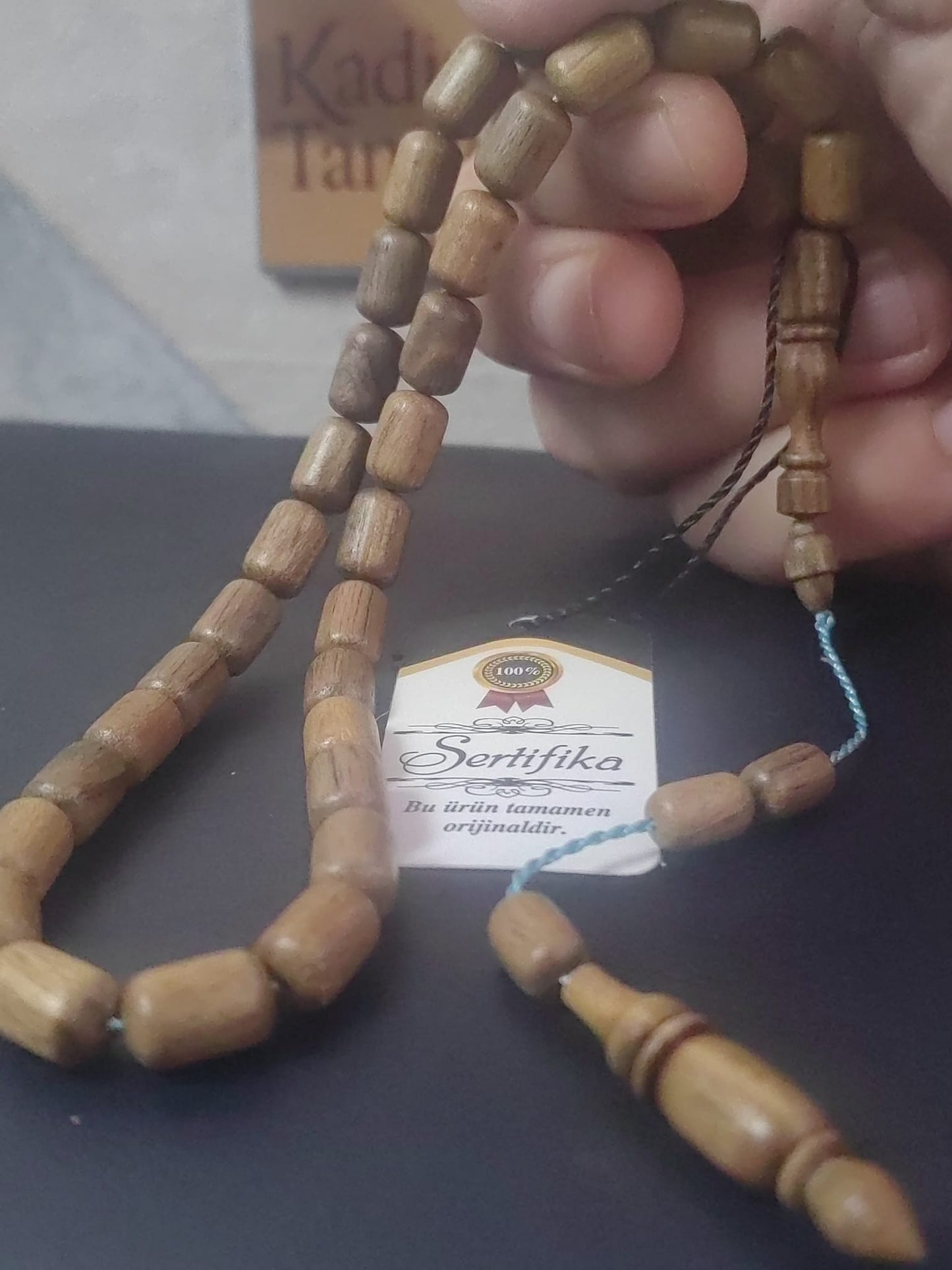 Usta İşçilikli Doğal Ceviz Ağacı Tesbih