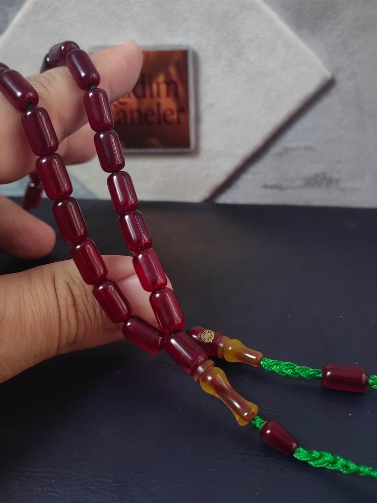 Üst Segment İmame Traşlı Ateş Kehribar