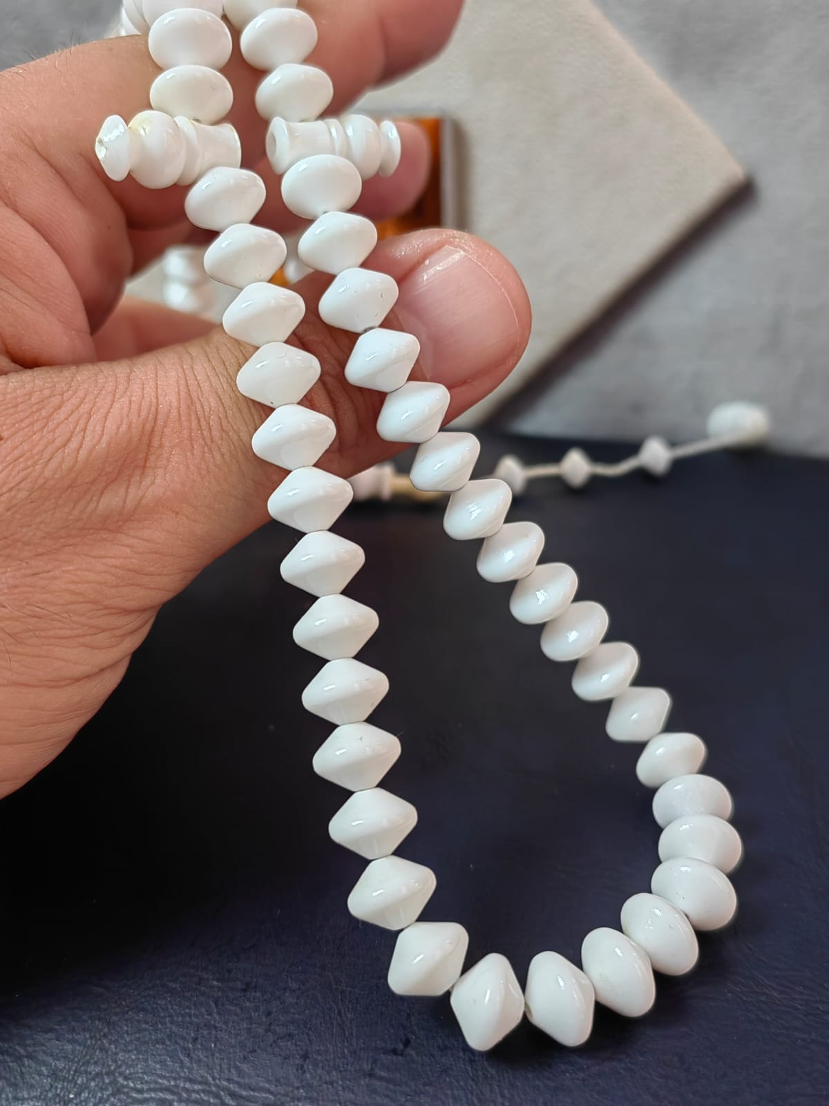Corian Mermer 99'lu Namaz Tesbihi Büyük Boy