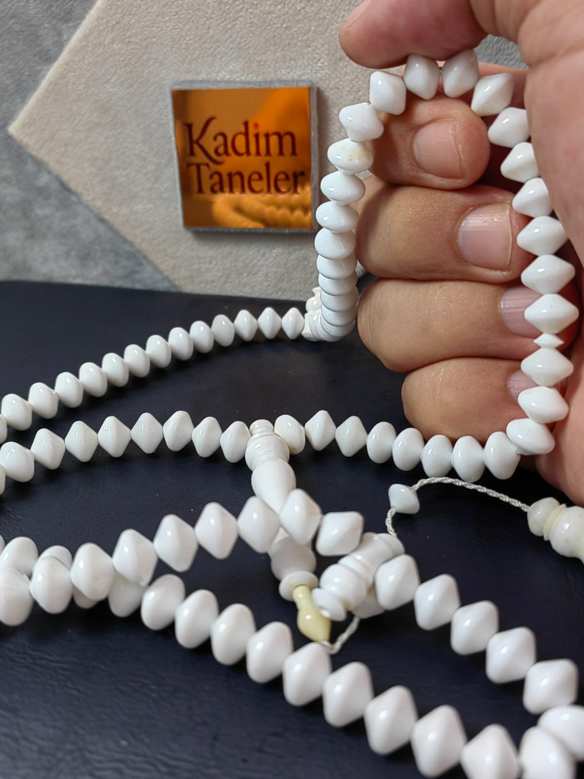Corian Mermer 99'lu Namaz Tesbihi Büyük Boy
