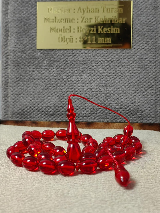 Usta İşi Zar Kehribar (Özel Kutulu)