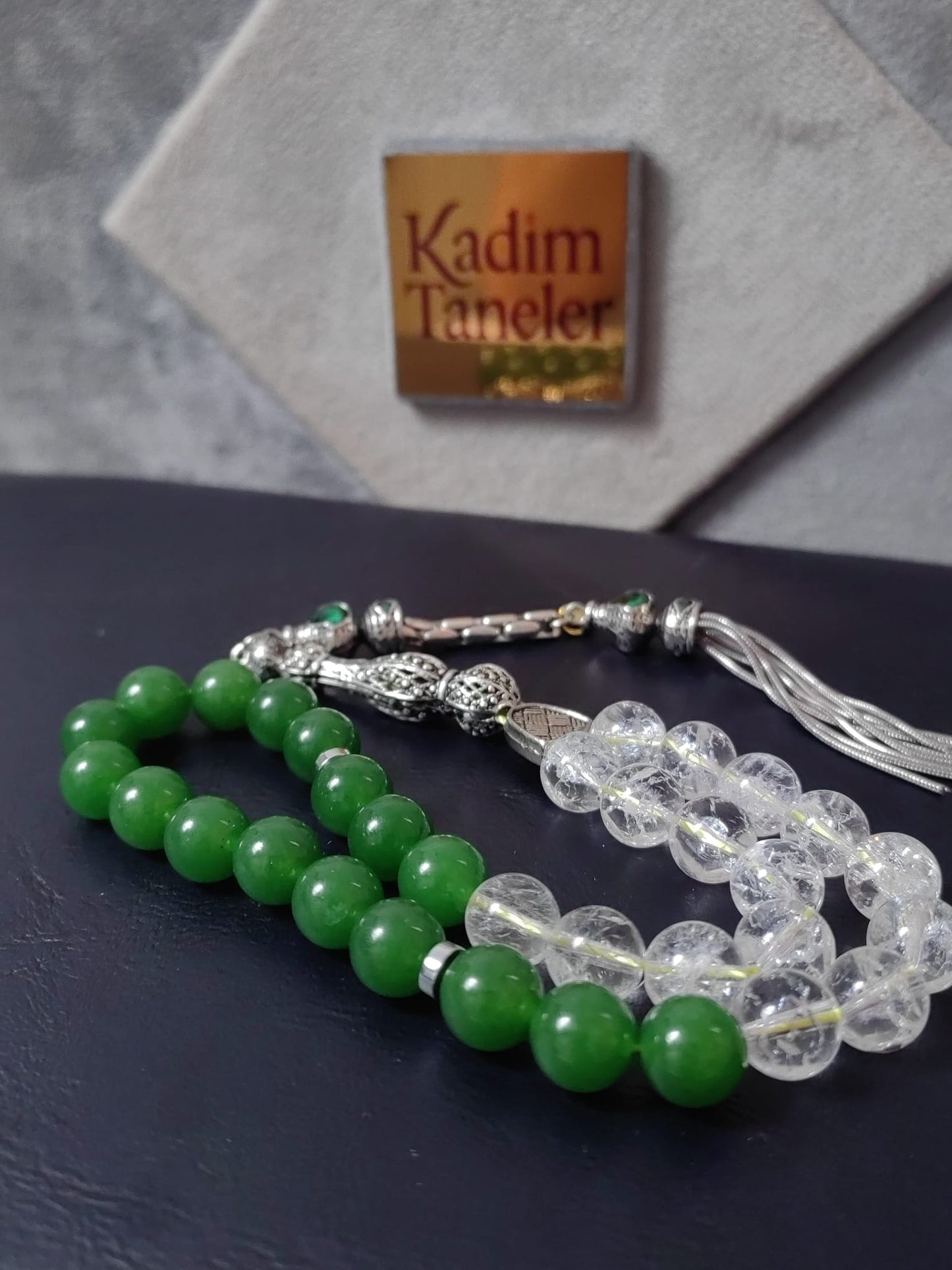 Tayvan Yeşimi ve Necef Kombini Tesbih