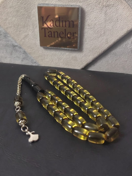 Eskitme İşçilikli Ateş Kehribar