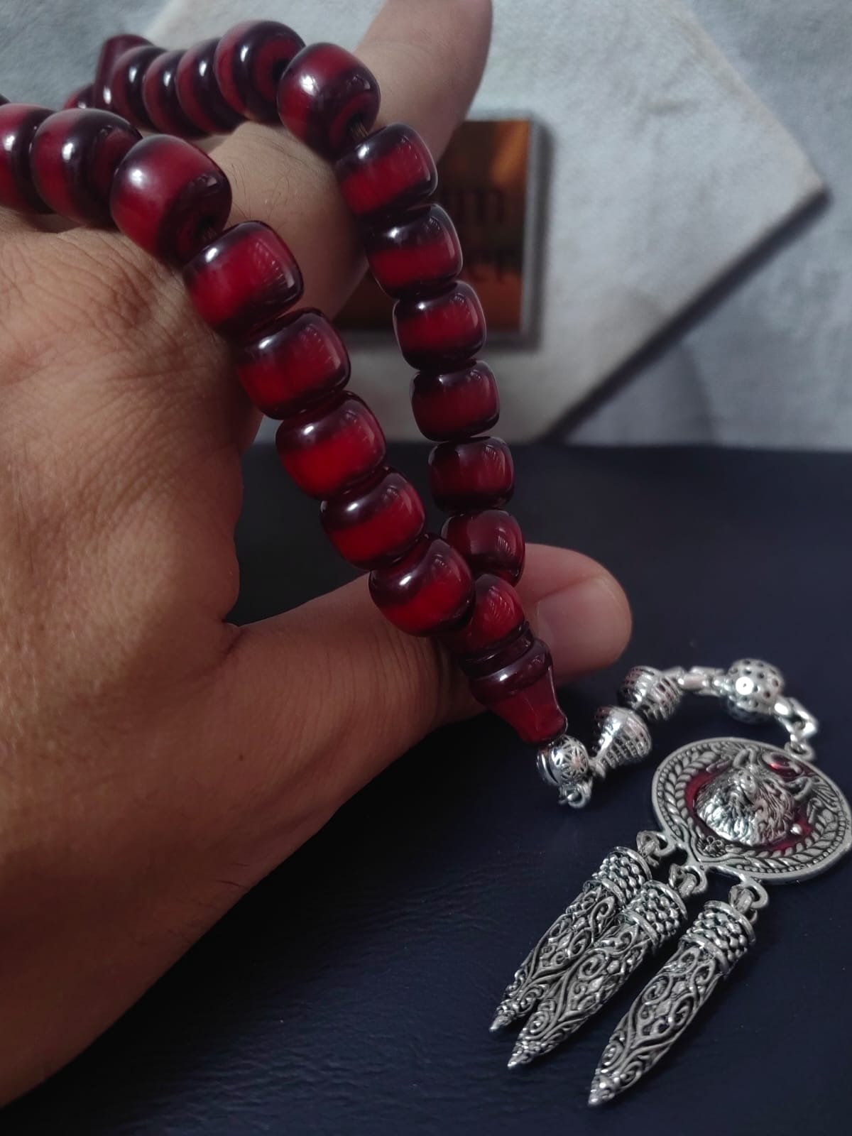 Afgan Sıkması Kehribar (Premium Tasarım)