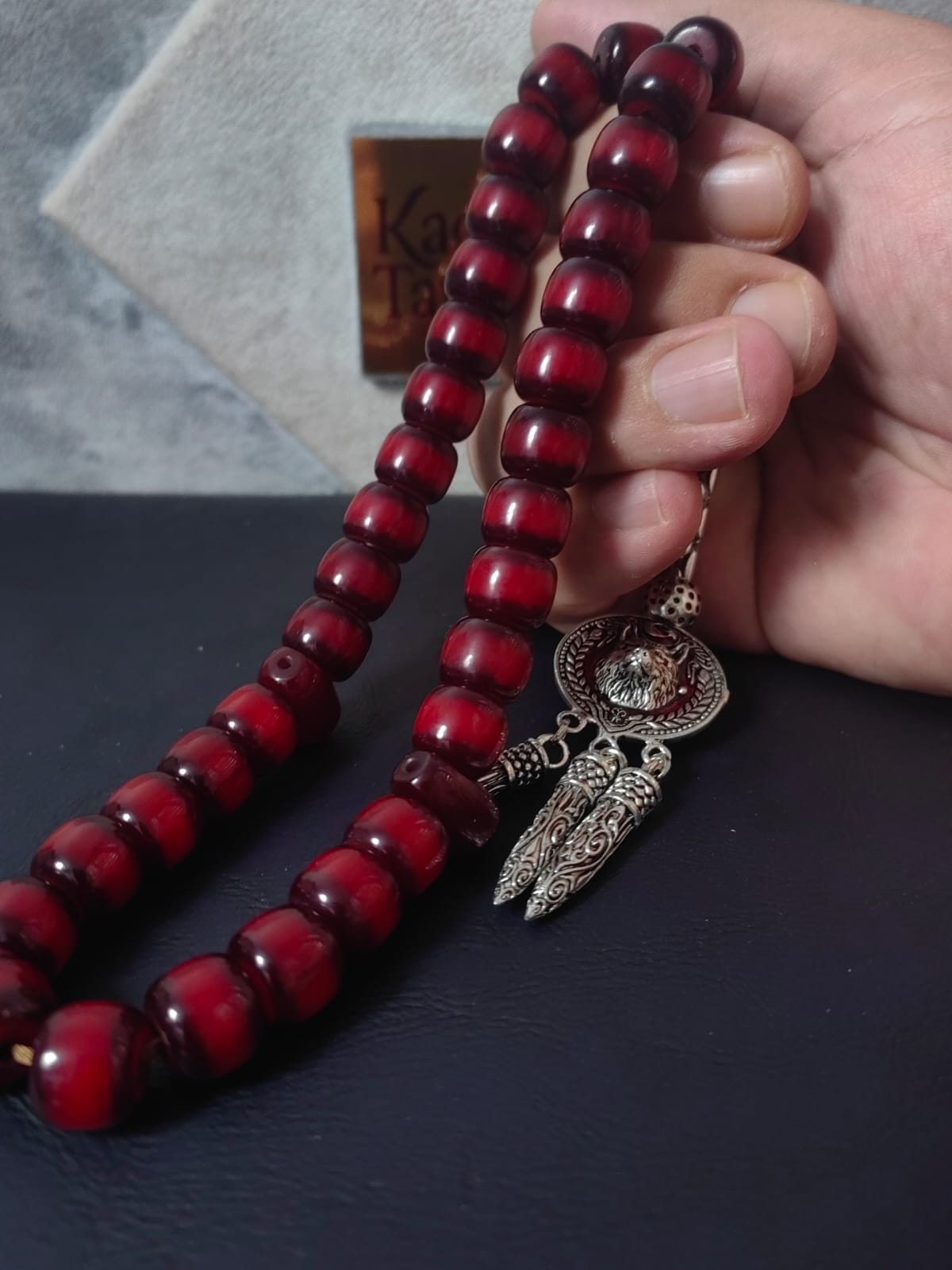 Afgan Sıkması Kehribar (Premium Tasarım)