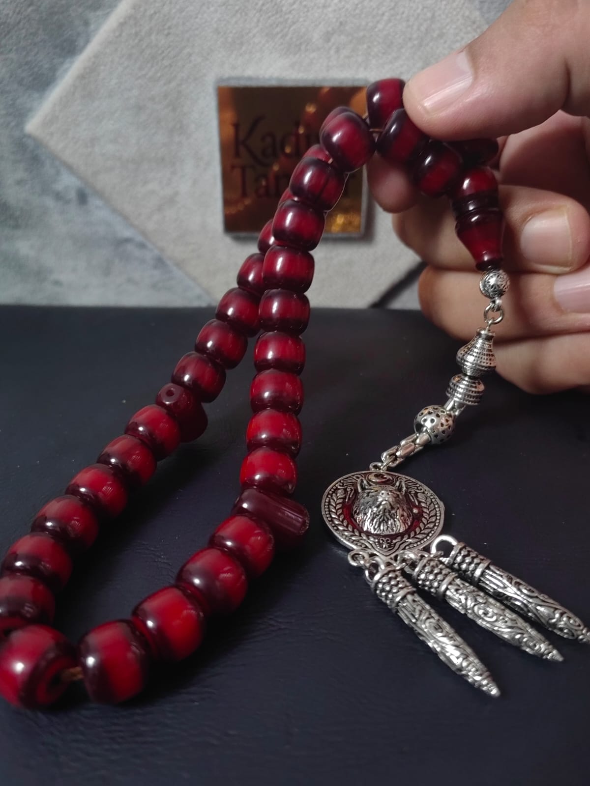 Afgan Sıkması Kehribar (Premium Tasarım)