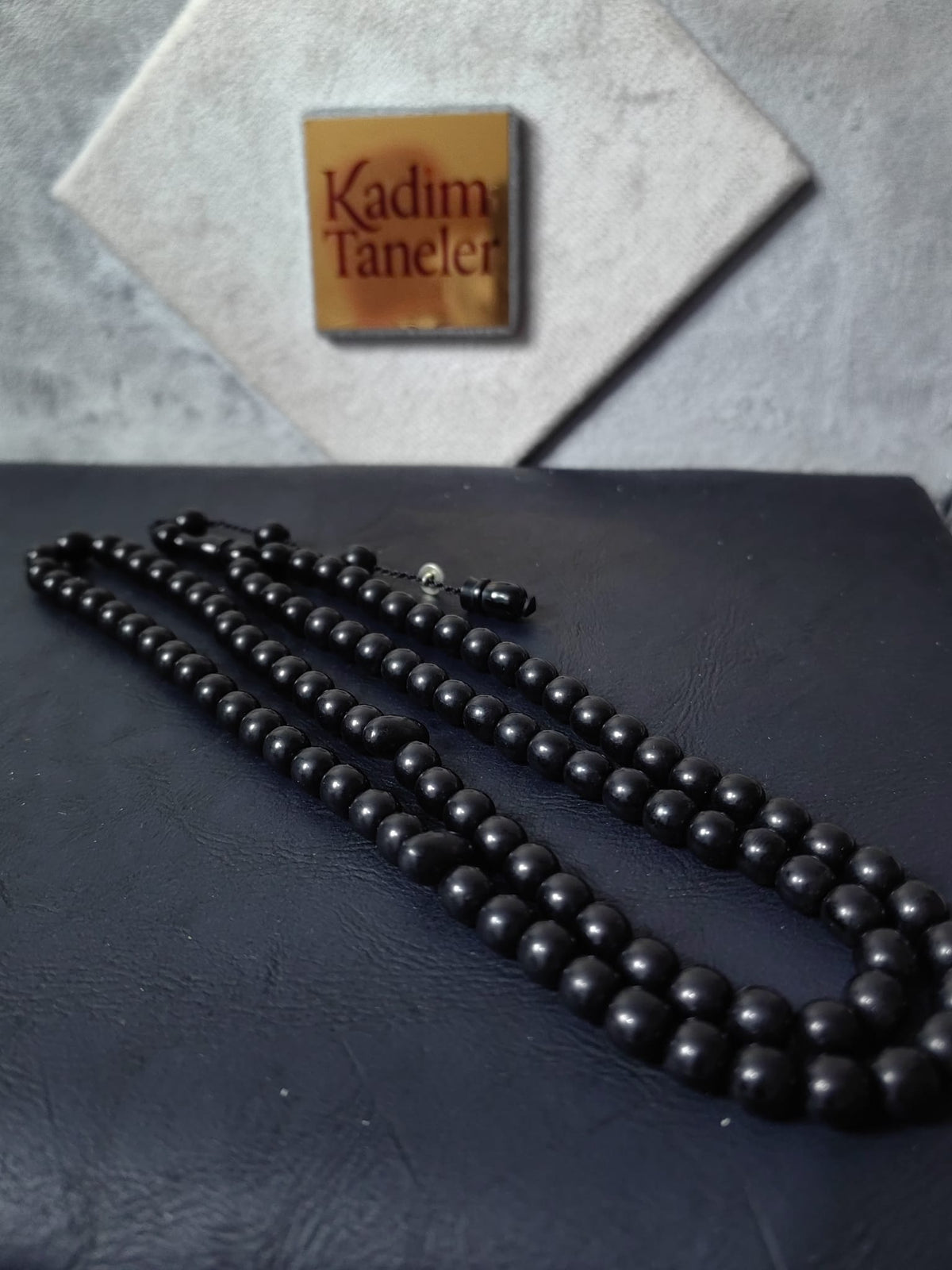 99'lu Kanayan Baga Dua Taneleri Siyah Namaz Tesbihi