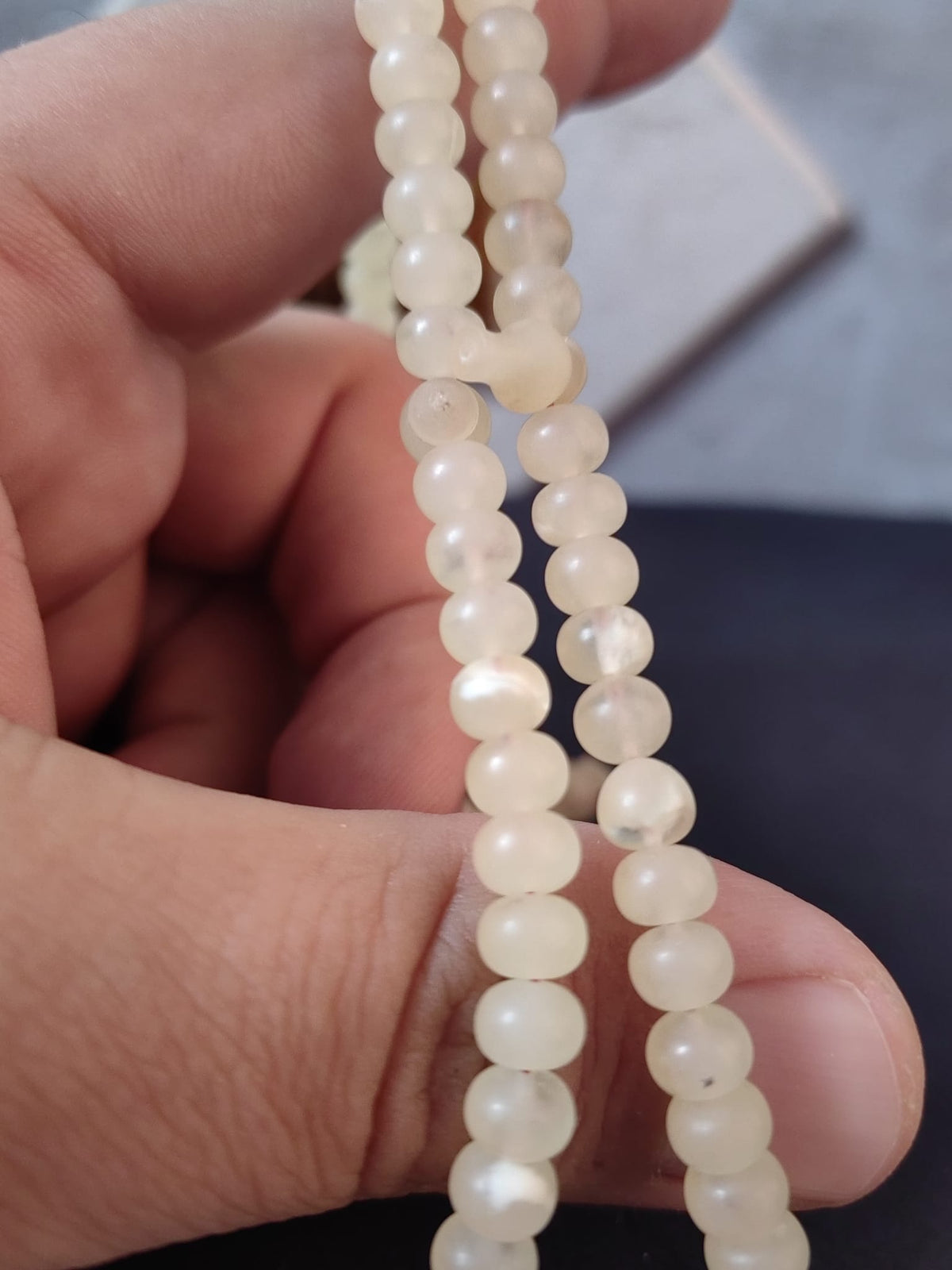 99'lu Üst Segment Mügellef Damla Kehribar Tesbih